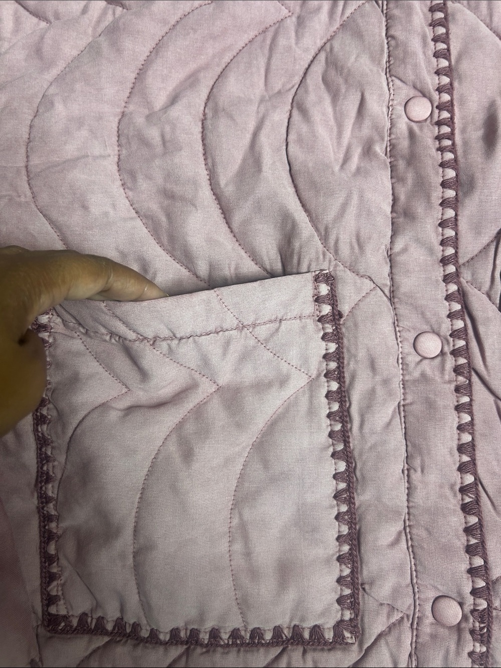 NWT MANGO QUILTED JACKET WITH CONTRASTING TRIM - Picture 9 of 10